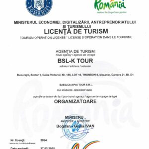 Licență de turism 2025