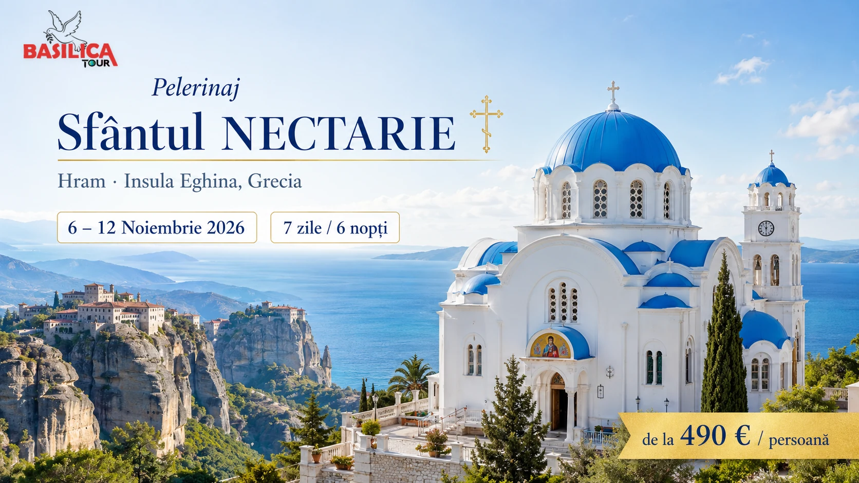Pelerinaj Grecia – Hram Sfântul Nectarie